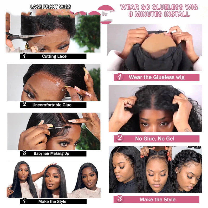 Easy Wear & Go Glueless Wig (Water Wave)